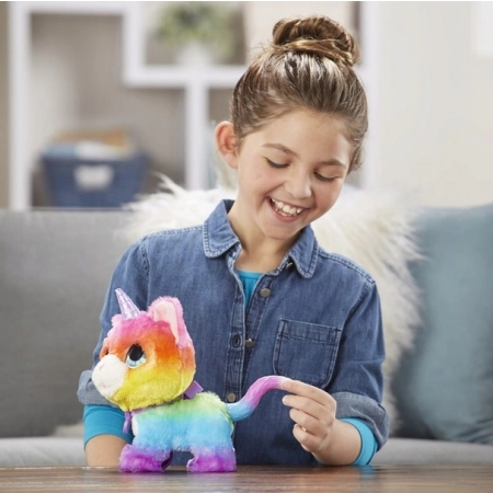Interaktyw tęczowy kot- jednorożec FurReal Hasbro